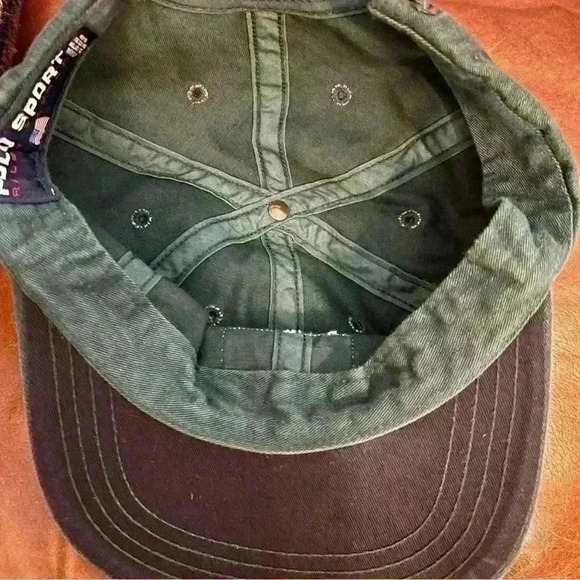 Vintage Ralph Lauren Polo Sport Preppy Green Hat - Picture 2 of 4